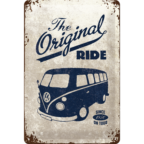 VW Bulli: Original Ride - mittleres Schild